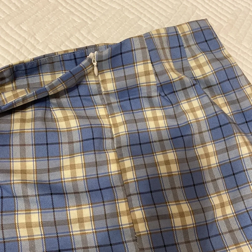 SHEIN | plaid mini skirt | xs - Picture 2 of 2